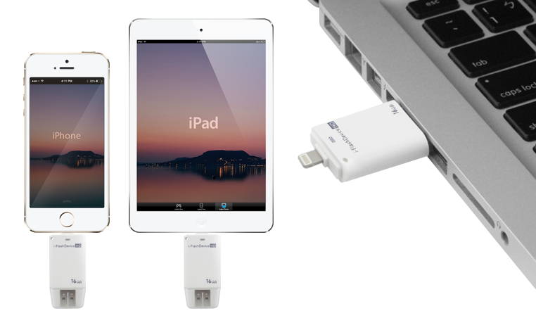 16GB i-Flash Drive OTG External Storage for iPhone iPad iPod Lightning USB Drive Pen Drive Memory Stick