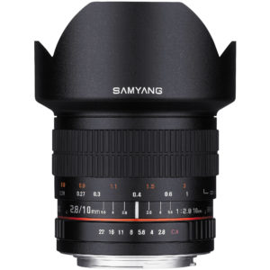 Samyang 10mm f/2.8 ED AS NCS CS Lens for Canon Mount