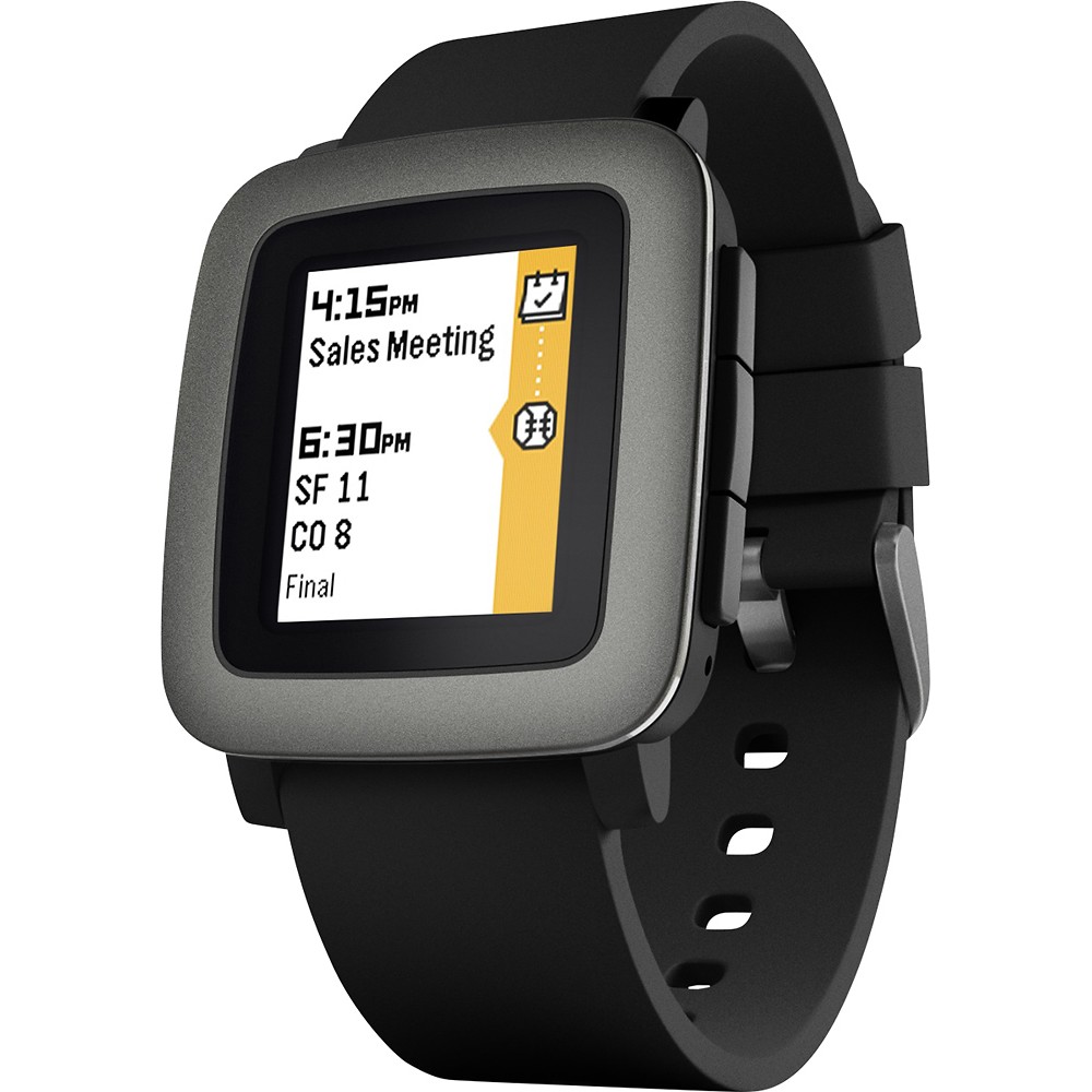 Pebble Time Smartwatch (Black)