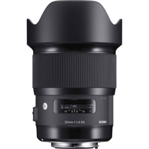 Sigma 20mm F1.4 DG HSM Art Lens for Canon Mount