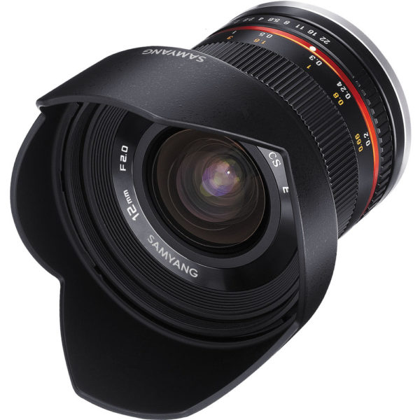 Samyang 12mm f/2.0 NCS CS Lens For Canon M Mount