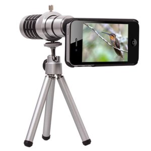 12X Mobile Camera Telephoto Zoom Lens + Tripod Kit For iPhone 5
