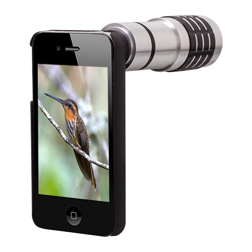 12X Mobile Camera Telephoto Zoom Lens + Tripod Kit For iPhone 5