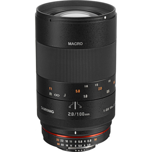 Samyang 100mm f/2.8 ED UMC Macro Lens for Nikon AE Mount