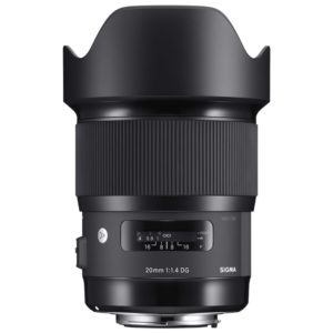 Sigma 20mm F1.4 DG HSM Art Lens for Nikon Mount