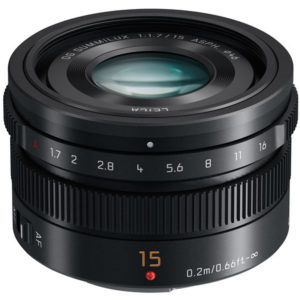 Panasonic LUMIX G Leica DG Summilux 15mm f/1.7 ASPH. Lens