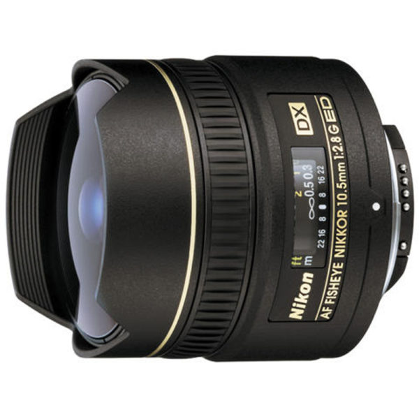 Nikon AF DX Fisheye 10.5mm f/2.8G ED Lens