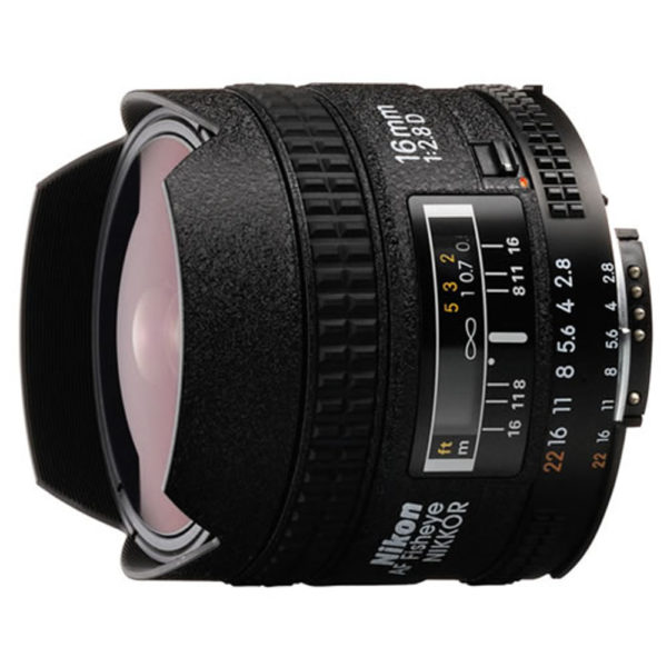 Nikon AF Fisheye 16mm f/2.8D Lens