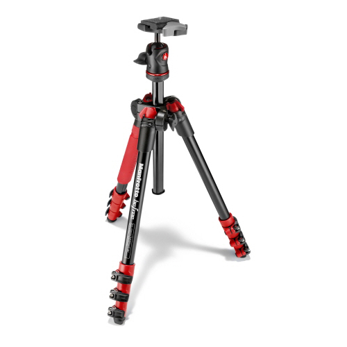 Manfrotto BeFree Compact Travel Aluminium Tripod (Red)