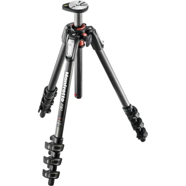 Manfrotto 190 Carbon Pro Tripod 4 Section - MT190CXPRO4