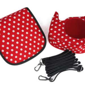 Case For Fujifilm Instax Mini 8 With Strap (Polka Dot - Red)