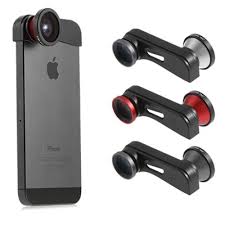 3 in 1 Fisheye + Macro + Wide Angle Camera Photo Lens For iPhone 5
