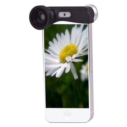 3 in 1 Fisheye + Macro + Wide Angle Camera Photo Lens For iPhone 5