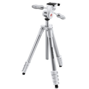 Manfrotto MKCOMPACTADV-WH Compact Advanced Tripod (White)