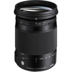 Sigma 18-300mm f3.5-6.3 DC Macro OS HSM Contemporary Lens for Canon Mount