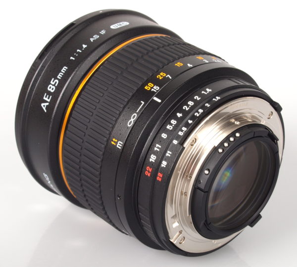 Samyang AE 85mm F/1.4 Aspherical IF Lens For Nikon AE Mount