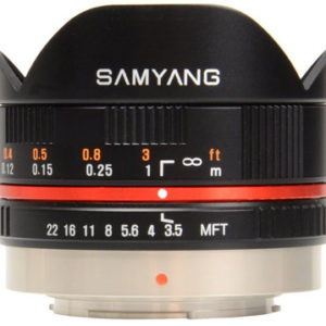 Samyang 7.5mm f//3.5 UMC Fisheye Lens For Micro Four Thirds Mount