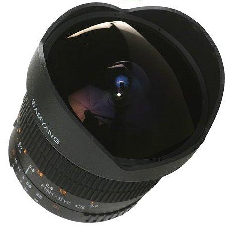 Samyang 8mm f/3.5 Fisheye Lens For Nikon AE Mount