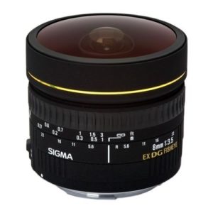 Sigma 8mm F3.5 EX DG Circular Fisheye Lens for Canon Mount