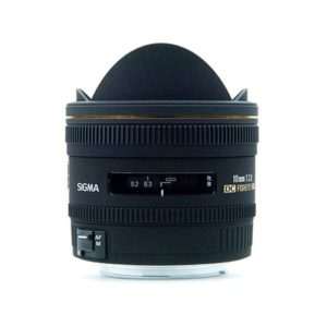 Sigma 10mm F2.8 EX DC Fisheye HSM Lens for Canon Mount