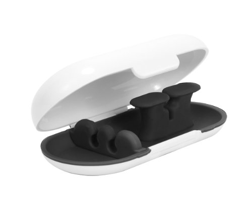 Dotz Earbud Case (Black) for Cord and Cable Management