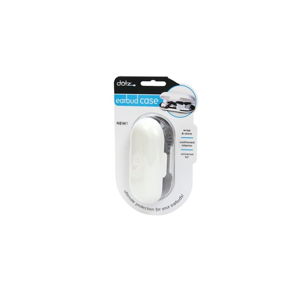 Dotz Earbud Case (Black) for Cord and Cable Management
