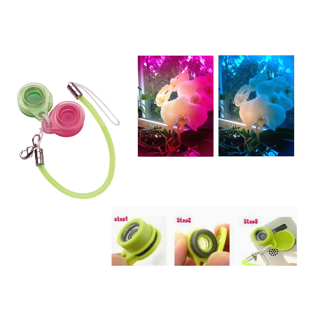Jelly Lens Heart Frame/Blue Effect Filter for iPhone Cell Phone Digital Lomo Camera