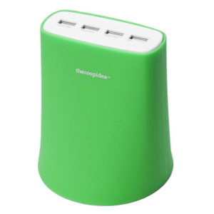 Thecoopidea Jelly 5.1A 4 USB Charging Station (Green)