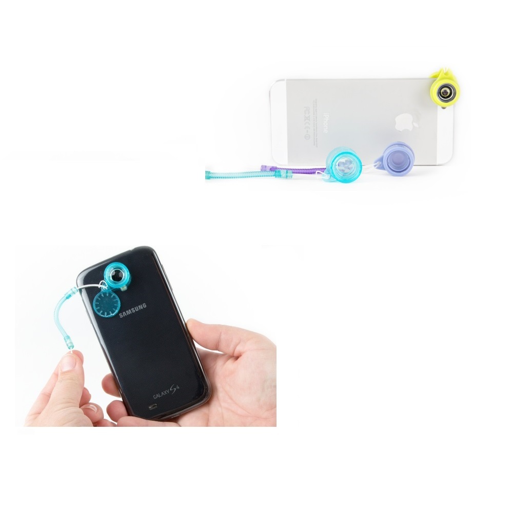 Jelly Lens Heart Frame/Blue Effect Filter for iPhone Cell Phone Digital Lomo Camera