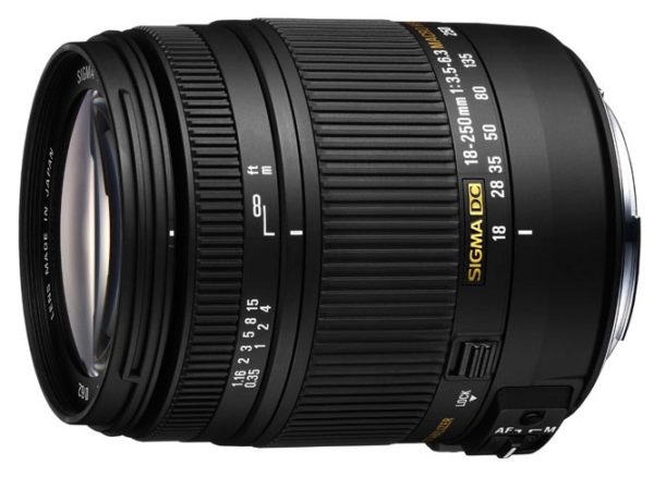 Sigma 18-250mm F3.5-6.3 DC MACRO OS HSM Lens for Nikon Mount