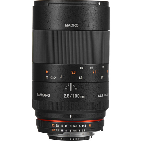 Samyang 100mm f/2.8 ED UMC Macro Lens for Nikon AE Mount