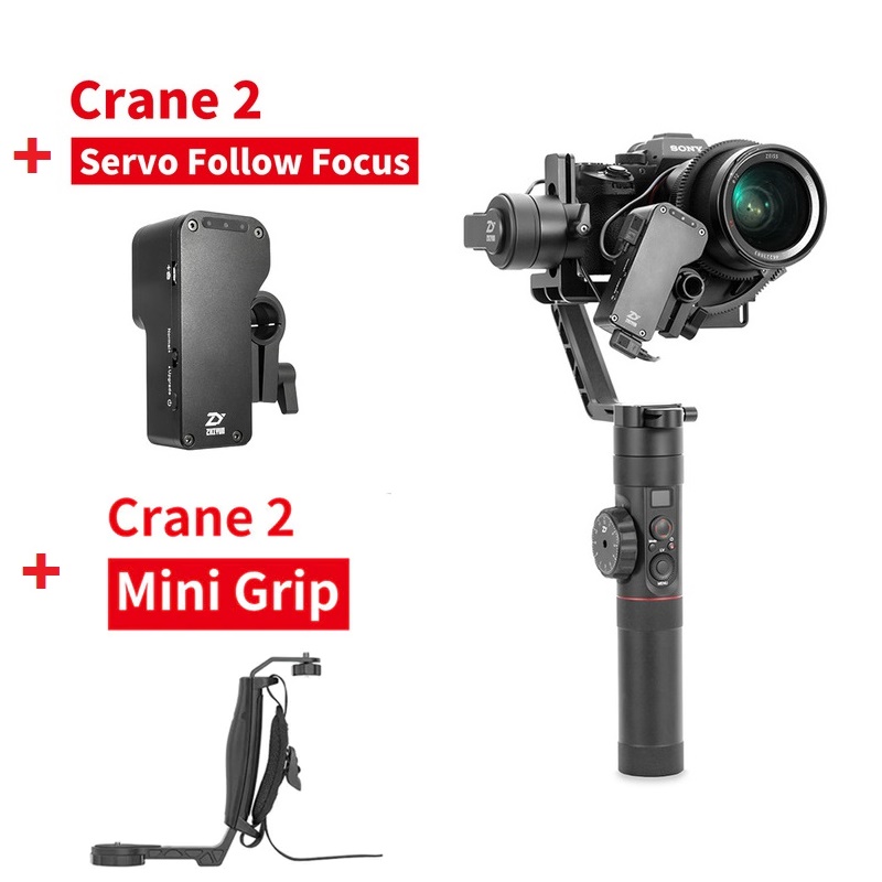 Zhiyun Crane 2 Servo Follow Focus Mini Dual Grip Miyamondo Zhiyun Crane 2 Servo Follow Focus Mini Dual Grip Miyamondo